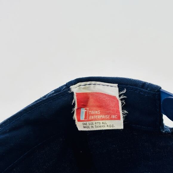 Vintage NOTRE DAME Fighting Irish Hat Cap SnapBack Script Leprechaun Twill NCAA - Picture 8 of 9